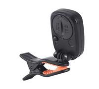 Vroomoto LT 01 Mini Accordeur électronique Numérique Rotatif à 360 ° avec 2 écrans LCD Rétroéclairés pour Guitare Basse, ukulélé C D, Violon, Design Compact, Parfait pour Les AMAT