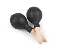 Vroomoto Maracas Instruments à Percussion Shakers à Main Instruments de Rythme Marteau Sable 25 Cm Coque en Plastique Poignées en Bois pour Spectacle Direct, Fête, Concert KTV