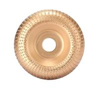 Vroomoto Meule Roue de Façonnage du Bois Disque de Meulage du Bois 4 Pouces Conception D'épine en Acier Arbre 16 Mm ou 22 Mm pour Meuleuses D'angle Meulage Sculpture (Il s'est levé)