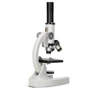 Vroomoto Microscope Monoculaire 64X-2400X Grossissement avec Remplissage | Corps en Alliage, Expériences Scolaires, Enseignement de la Biologie, Support de Téléphone, éclairage D'appoint Réglable,