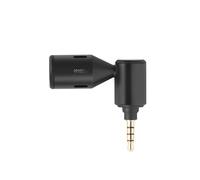 Vroomoto Mini Microphone pour Smartphone Microphone USB C Type C Micro de Téléphone Type Prise TRRS Cardioïde 3,5 Mm Réduction du Bruit Réglable à 90 Degrés avec 2 Pare-Brise pour Le (Prise 3,5 mm)