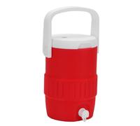 Vroomoto Mini Porte-Boissons pour Refroidisseur d'eau, Robinet intégré | Isolateur de Boisson, Finition Rouge, Utilisation Sportive, Voyage, Plage, Poignée de Transport, Robinet Verseur scellé,