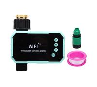 Vroomoto Minuterie d'eau Solaire WiFi, Contrôleur D'irrigation Extérieur Réglable pour Pelouse et Jardin (Filetage Impérial 3/4")