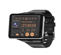 Vroomoto Montre Numérique à Double Caméra 4G/5G 11 6 Go de RAM 128 Go de ROM GPS Batterie 1500 MAh pour Les Voyageurs et Les Professionnels (Argent)