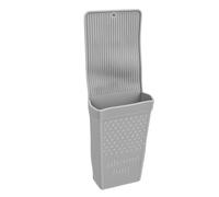 Vroomoto Organisateur de Fer à Friser en Silicone, Support de Fer Plat, Support D'outils pour Cheveux Chauds, Rangement Mural Thermique avec Ventouses Fortes pour Miroirs, Carreaux Verre (Grise)
