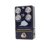 Vroomoto Overdrive Propre Classique, Effets de Guitare électrique Pédale pour la Guitare, Califère à Double Bande Ajustez Trois Modes de Coupe de Vagues Purs Vrai Pontage, Façonnez Votre