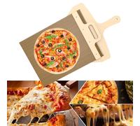 Vroomoto Pelle à Pizza, à Pizza, Curseur, Conception Coulissante, Antiadhésive, Poignée de Rangement Compacte pour Transfert de Pâte Pain, Cuisson au Four
