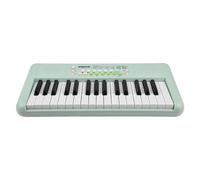 Vroomoto Piano électronique 32 Touches, 16 Sonorités, 10 Rythmes, Double Haut-parleur, Instrument de Musique avec Microphone, Clavier de Piano Portable pour Débutants (Verte)