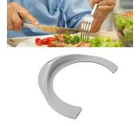 Vroomoto Plaque de Protection en Silicone, Bord Gris Anti-déversement pour | Protection Alimentaire, Silicone Souple, Bord incurvé vers L'intérieur, Aide à Manger à une Main, S'adapte à la Plupart des