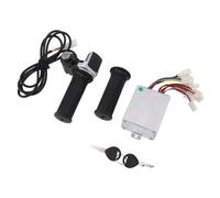 Vroomoto Poignée d'accélérateur, contrôleur de vitesse brossé avec verrouillage de la puissance 24 V 350 W pour trottinette électrique Razor MX350, conçu avec boîtier en alliage d'aluminium et rainure