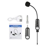 Vroomoto Récepteur et émetteur de Système de Microphone sans Fil UHF avec Micro Directionnel pour Trompette Cor Français Saxophone [Performance]