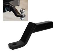 Vroomoto Support de Boule D'attelage de Remorque, Chute 4 Pouces, Récepteur | Acier Haute Résistance, Revêtement en Poudre Noire, Remorquage Robuste, Montage SUV, Goupille de 5/8 Pouces, Adaptateur