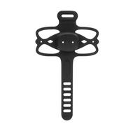 Vroomoto Support de téléphone de vélo réglable, support de téléphone de moto en silicone sécurisé avec sangle réglable, large compatibilité avec tous les smartphones, (Noir)