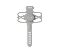 Vroomoto Support de téléphone de vélo réglable, support de téléphone de moto en silicone sécurisé avec sangle réglable, large compatibilité avec tous les smartphones, (gris 69x36x35cm /