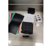 Vroomoto Tente Lumineuse LED Boîte à Lumière de Studio Compacte 3200-6500K Alimentée par USB 6 Arrière-plans Photographie de Bijoux Boîte à Lumière Studio Photo Portable pour la (M)