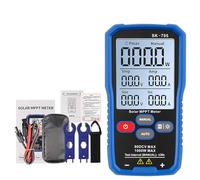 Vroomoto Testeur de Puissance de Panneau Solaire, Analyseur Module Photovoltaïque avec Grand écran 3,2 Pouces, Multi-contacts, 4 Fils Test, Crochet Suspension pour la (SK-705)