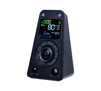 Vroomoto Tuner de Métronome électronique Rechargeable, Haut-parleur BT, Minuterie pour la Guitare, Tambour de Piano, 8 Rythmes (Noir)