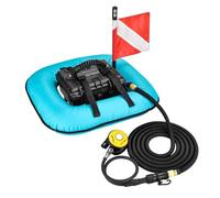 Vroomoto Ventilateur de Plongée électrique, Profondeur 9 M, Batterie 12 | ABS en Alliage D'aluminium, Interrupteur Magnétique, Batterie Remplaçable, Réservoir de Plongée Sous-marine, Plongée en