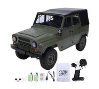 Vroomoto Voiture RC 2.4GHz 4WD Tout Terrain Hors Route, Véhicule télécommandé Rechargeable, Chenille Télécommandée pour Les Amateurs D'aventure (Vert)