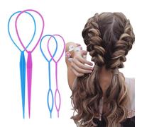 Vrose Flosi Topsy Outil de coiffure pour queue de cheval - Outil de coiffure pour queue de cheval - Cadeau pour femme qui a tout - Fournitures de tressage