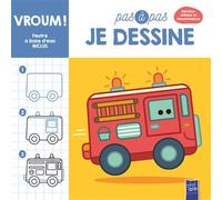 Vroum ! - Pas à pas je dessine - Collectif - Yoyo Books - broché - Livre-jeu
