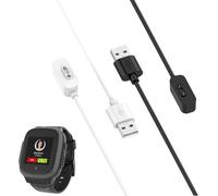 Vroxdrez® 2 Pièces Chargeur Magnétique Uniquement Compatible avec XPLORA Kidzi Câble de Charge, Remplacement Câble USB Portable Noir, Station de Charge Compatible Xplora Kidzi Montre Enfant