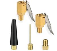 Vroxdrez Kit Adaptateur de Valve Multifonction Compatible avec Bosch EasyPump pour Pneus de Voiture Vélos Ballons Matelas Gonflable Pompe à Air Valve Universelle