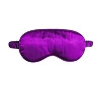 Vroxdrez Masque de Nuit Sommeil Yeux 100% Soie Naturelle 19 Mommes Cache-Oeil Ultra Doux Confortable Occultant Avec Bouchons D'oreilles Pour Femme Homme Adulte (Violet)