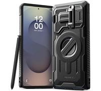 VRS DESIGN Terra Guard Ultimate Coque de Protection Haut de Gamme pour Galaxy S25 Ultra (2025), avec Protection complète de l'objectif de l'appareil Photo, Chargement sans Fil magnétique et