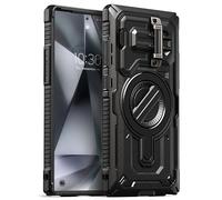 VRS DESIGN Terra Guard Ultimate pour Galaxy S24 Ultra (2024), Coque de Protection Robuste entièrement Couverte pour Objectif d'appareil Photo, Compatible avec MagSafe (Noir Mat)