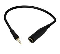 VRTLYJU Câble d'extension audio HiFi 6,35 mm femelle vers mâle 3,5 mm mono 3,5 mm vers jack 6,35 mm stéréo 6,5 mm 0,3 m 1,5 m (mono, 0,3 m)