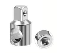 VRTYVEYBB Adaptateur de clé avec entraînement carré interne de 3/8" à 1/2", en acier au chrome vanadium, pour réparations sur voitures, machines, électroniques, tuyaux