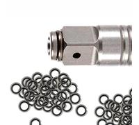 VRTYVEYBB Anneau de retenue avec joint torique pour tournevis à douille 1/2", acier/caoutchouc, 50 ou 100 pièces