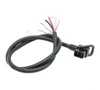 VRTYVEYBB Cordon d'alimentation coudé mâle en plastique 2+02+4 design noir | 24 V pour une puissance nominale de 6 A, courant de sortie stable, charge rapide, EV fiable pour la liaison de la batterie