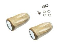 VRTYVEYBB Daiwa for TATULA 3A Bouton de moulinet de pêche - Liège en bois massif 6 g en alliage d'aluminium + liège véritable DIY modifié pièces
