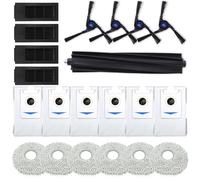 VRTYVEYBB ECOVACS DEEBOT X2 OMNI Robot Aspirateur Brosse principale, Brosses Latérales, Filtre, Serpillière et Sacs à poussière Kit de Remplacement