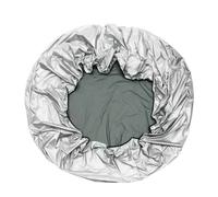 VRTYVEYBB Housse de protection imperméable de forme ronde en tissu Oxford pour spa et baignoire offrant une forte protection contre l'eau et la lumière du soleil