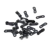 VRTYVEYBB Kit de réparation de maillons de chaîne de tronçonneuse, 12 jeux de 2 pièces chacun, pas de 3/8" LP, calibre 0,043 et 0,050, pour tronçonneuse