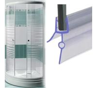 VRTYVEYBB Lot de 2 bandes d'étanchéité pour porte de douche - 50 cm de long - En caoutchouc transparent - Convient pour les profilés de 14/17/23 mm - Étanche