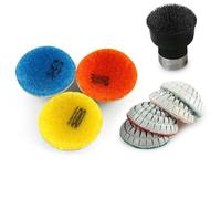 VRTYVEYBB Meule de polissage 2" pour polissage humide et sec, disque de polissage courbé avec filetage M10, 50 mm, grain 50-3000, pour pierre, béton et surfaces dures