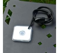 VRTYVEYBB Miroir de survie pour activités de plein air, résistant aux intempéries, hautement réfléchissant, avec trou de visée, 57 × 57 × 7 mm, jaune