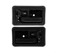 VRTYVEYBB Paire complète de poignées de porte intérieure compatibles avec Jeep Wranglers (YJ/TJ) '87 '04