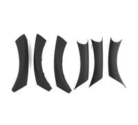 VRTYVEYBB Panneau de porte de voiture pour BMW Série 3 E90 E91 318 320 325, bordure texturée en fibre de carbone ABS pour protection d'accoudoir, facile à installer, sans perçage, noir