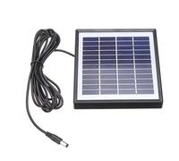VRTYVEYBB Panneau solaire 5 W 12 V avec câble de 300 cm Panneau en verre feuilleté avec lunette Chargeur de batterie DC3M Fournitures d'équipement électrique
