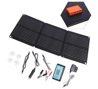 VRTYVEYBB Panneau solaire monocristallin 90 W 3 pliants 30 A Contrôleur pour chargement de voiture, B