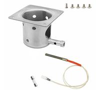 VRTYVEYBB Pot de combustion pour grilles à granulés Traeger, pièce de rechange en fer compatible avec DS.09.001, design de moulage intégré amélioré, compatible avec Traeger Chef ZGrills modèles A+B