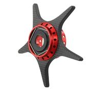 VRTYVEYBB Pour Daiwa pour KTF Fibre de Carbone Cinq Étoiles Drag Déchargement 56 mm Avec Son Intégré Pièces De Rechange Accessoires De Pêche Rouge
