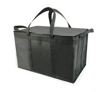 VRTYVEYBB Pour isolation alimentaire avec grand espace de rangement, tissu non tissé solide et système d'isolation thermique efficace, Voir image, All black