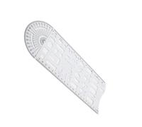 VRTYVEYBB Règle de dessin d'enquête sur les accidents de la circulation - Modèle en plastique transparent de 27,3 cm pour la cartographie du site, la médecine légale et l'ingénierie