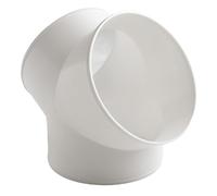 VRTYVEYBB Répartiteur de flux d'air pour conduit de ventilation domestique - 100 mm - Conduit en plastique solide - Ventilation améliorée